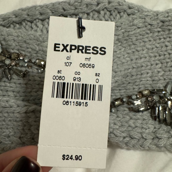 Express jeweled knit winter headband - NWT! - Picture 2 of 2
